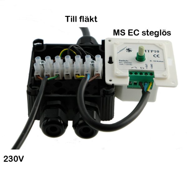 Systemair TFSR 160 EC svart-7230