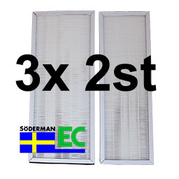 Filterpaket 3-pack Östberg 115 T/130 T EC/140 T Eko-0