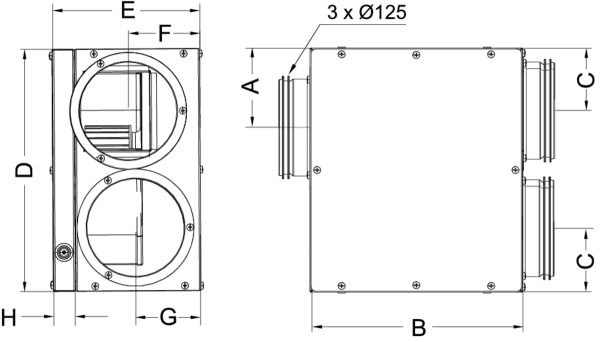 SystemAir - VEF-2 - Kryddhyllefläkt-814834